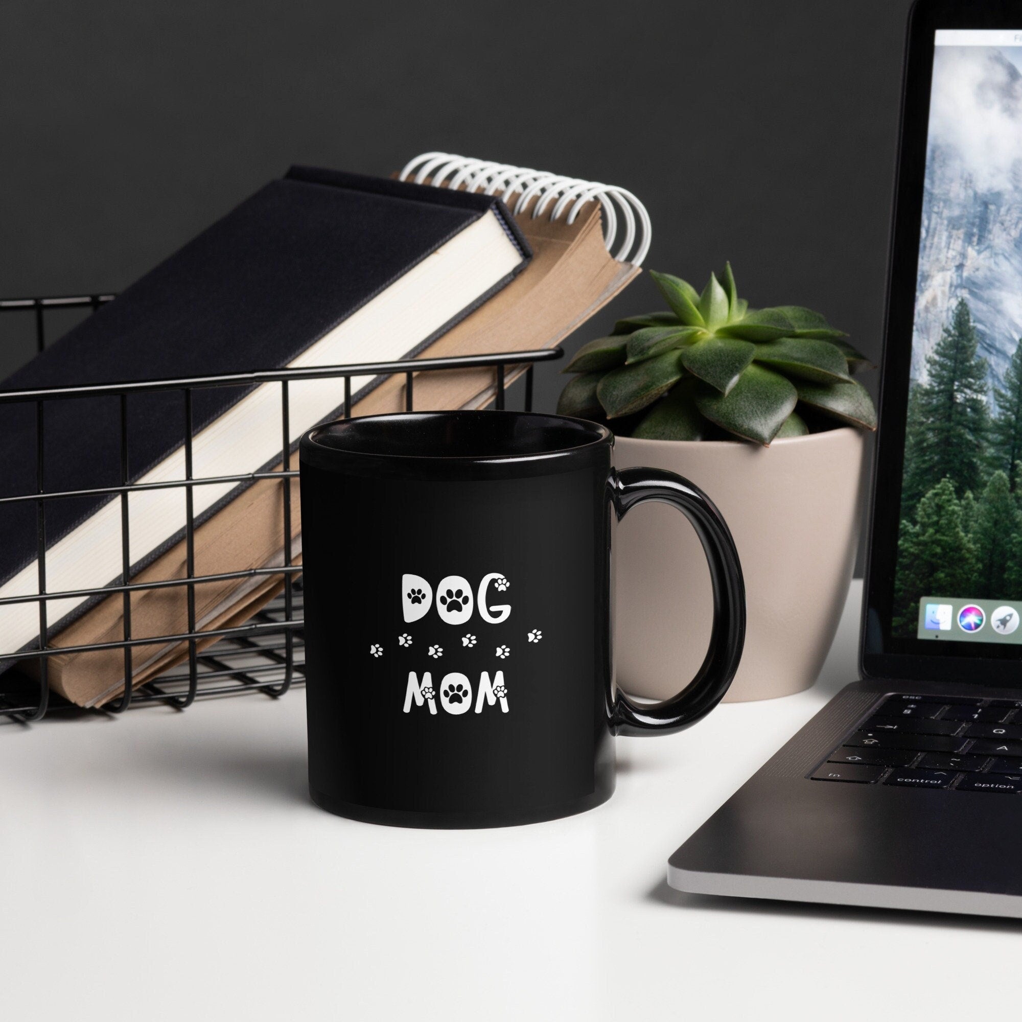 Dog Paw Mom Mug
