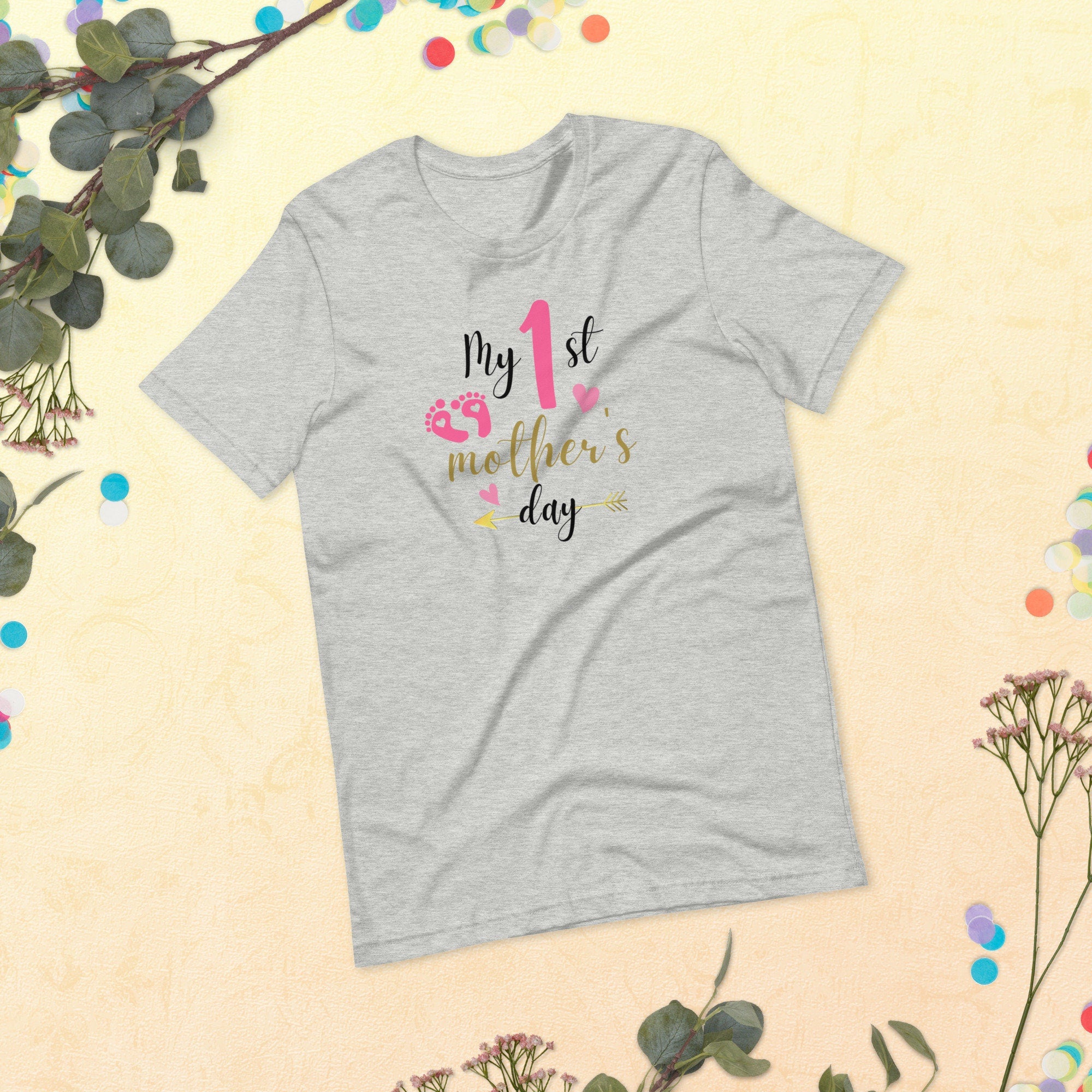 Girl Mom First Mother's Day Tee