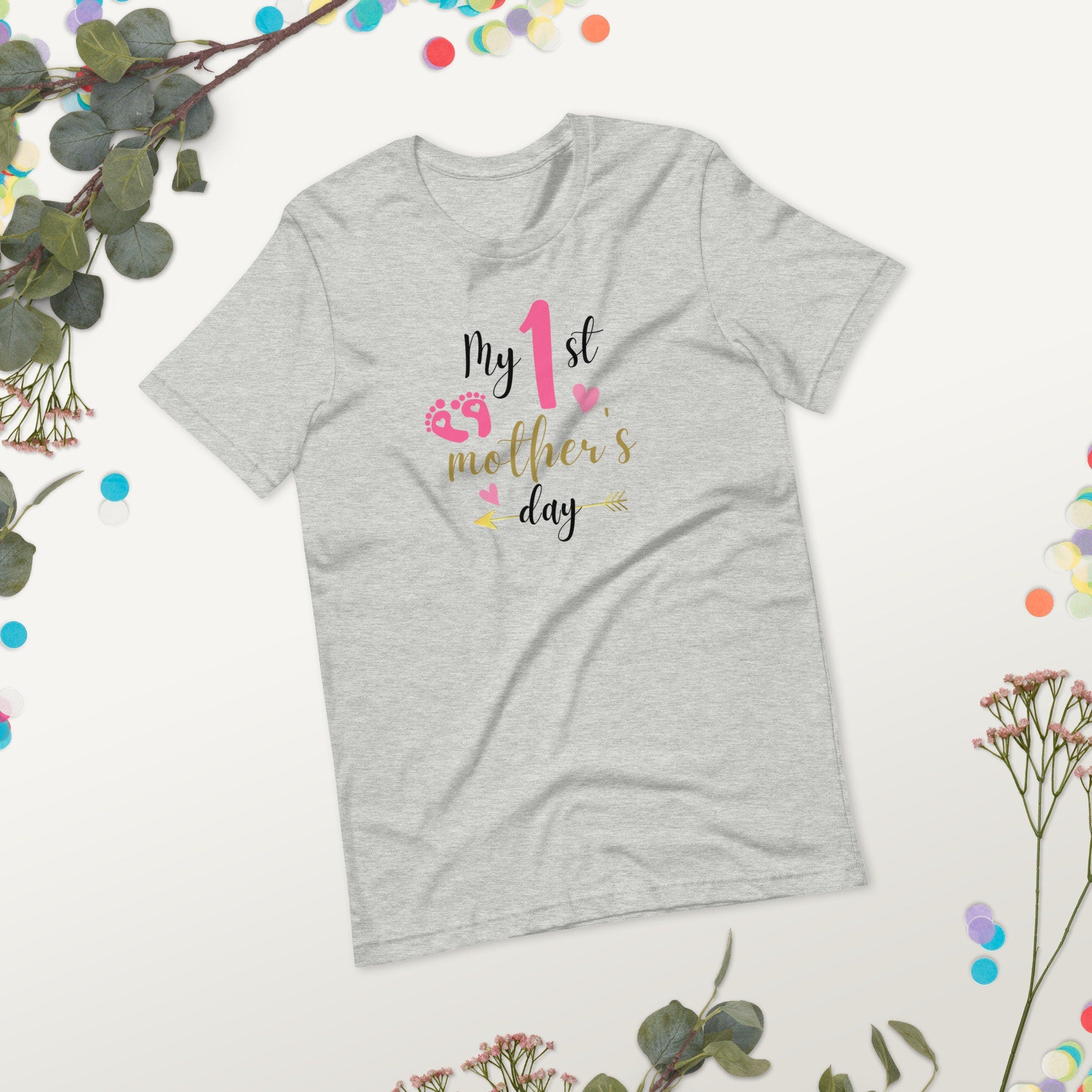 Girl Mom First Mother's Day Tee