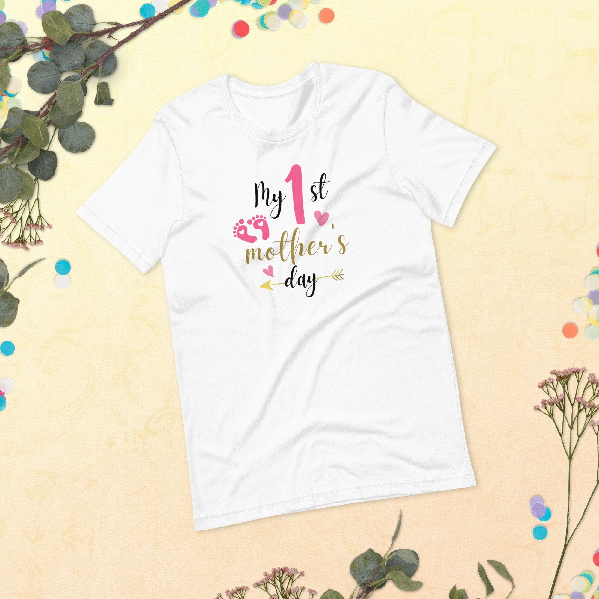 Girl Mom First Mother's Day Tee